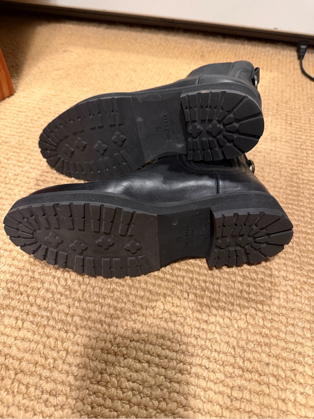 Cole Haan Black Leather Chelsea Boots - Picture 5 of 5
